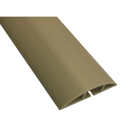 Kable Kontrol Cable Protector Kit, 0.60 in H, 6 ft L, 2.59 in W, 1 Channel, PVC, Tan WC315